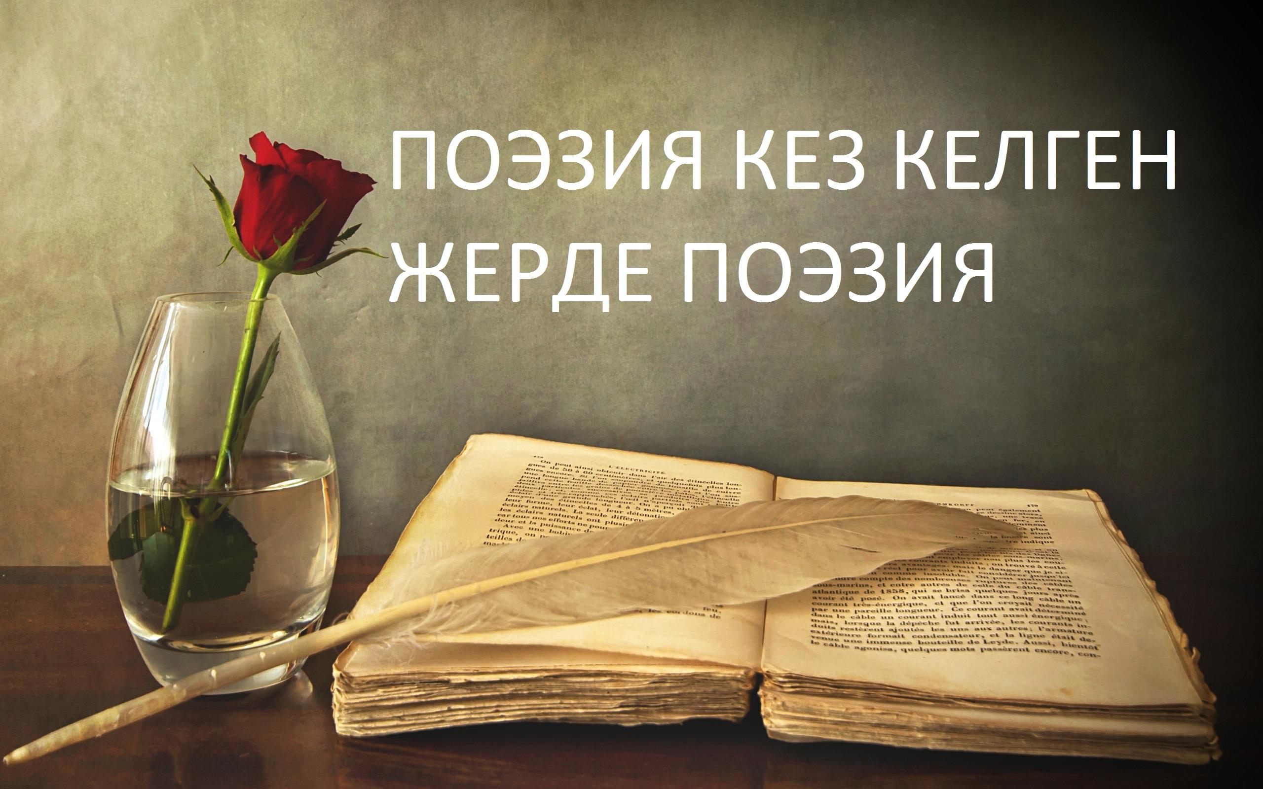 Поэзия кез келген жерде поэзия